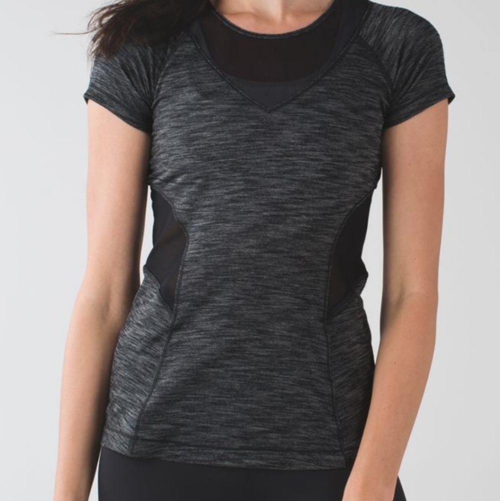 Lululemon mesh with me shirt